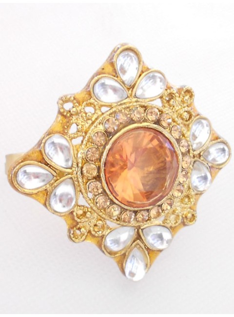 Kundan Finger Ring